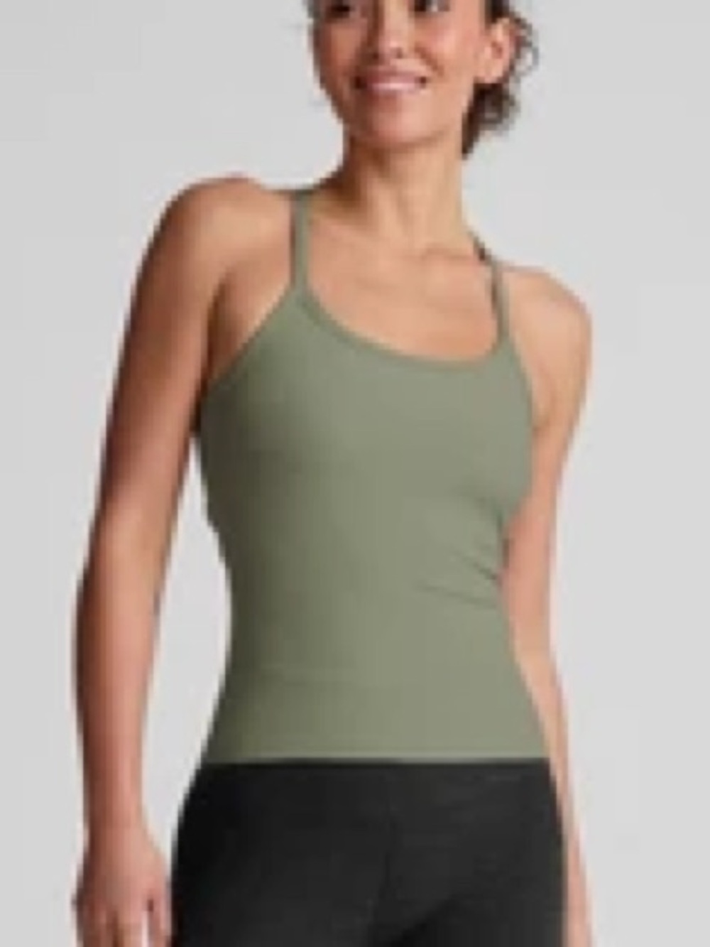 Beyond Yoga Spacedye Slim Racerback Tank - Grey Sage
